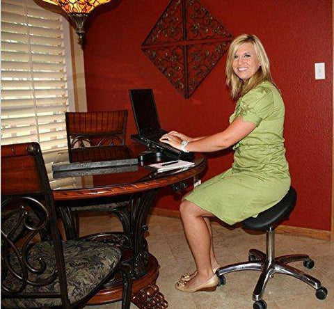 Image of Jobri BetterPosture Ergonomic Saddle Chair for Office and Medical | Sithealthier.com