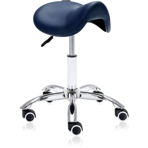 Image of Hydraulic Saddle Rolling Ergonomic Medical Stool | sithealthier.com