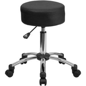 Medical Ergonomic Stool with Chrome Base