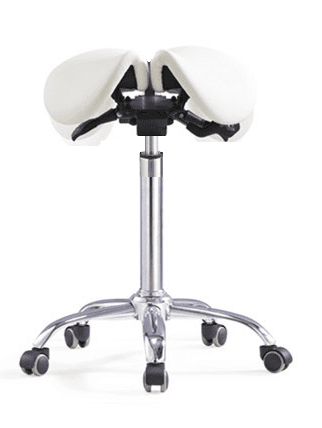 Image of Saddle Style Split Seat Ergonomic Saddle Chair or Stool | ErgoStools