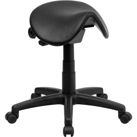 Image of Backless Ergonomic Saddle Stool for Office and Medical | Sit Healthier