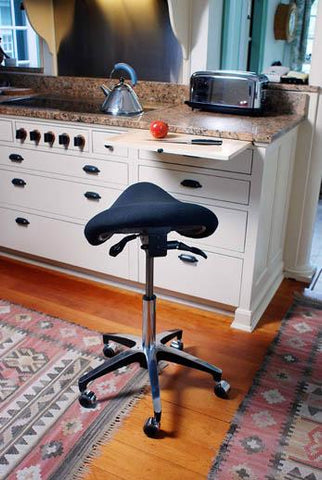 Image of Björn Swedish Classic Saddle Stool for Medical or Dental | SitHealthier.com