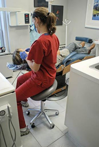 Image of Björn Swedish Classic Saddle Stool for Medical or Dental | SitHealthier.com