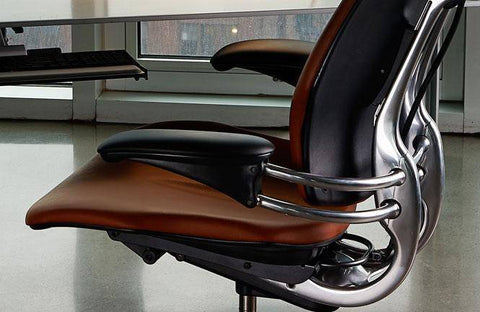 Image of Self Adjusting Recline Headrest Chair with Armrests | SitHealthier