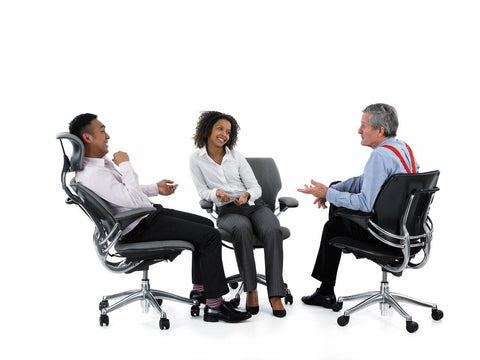 Image of Self Adjusting Recline Headrest Chair with Armrests | SitHealthier