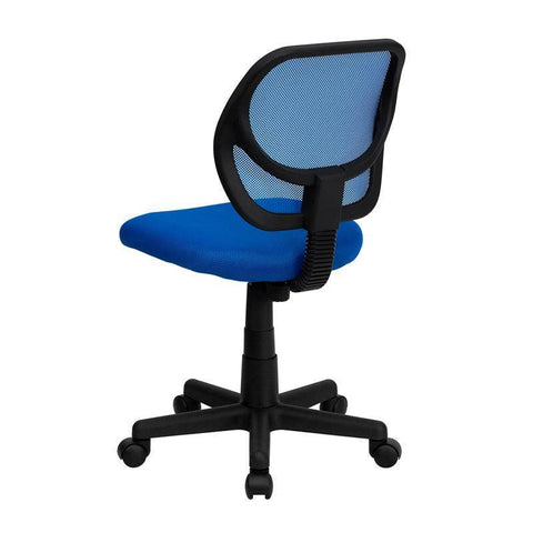 Image of Ventilated Mesh Back Blue Swivel Task Chair