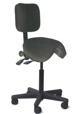 Image of Professional Premium Quality Saddle Chair with Low Backrest