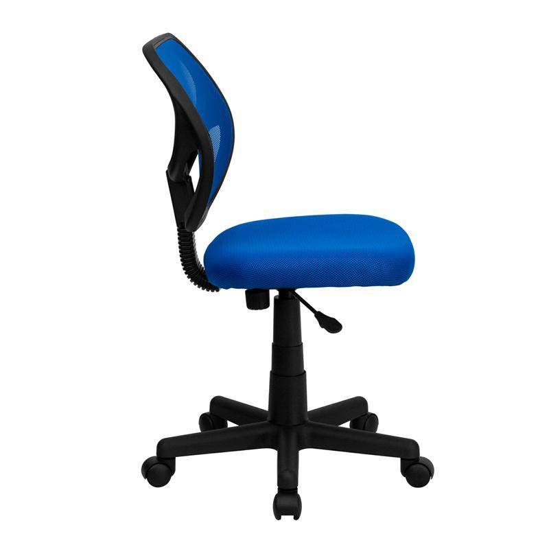 Ventilated Mesh Back Blue  Swivel Task Chair