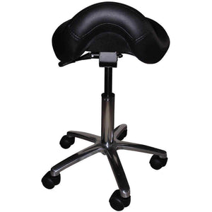 Adjustable Saddle Stool Chair with Forward Tilting Seat