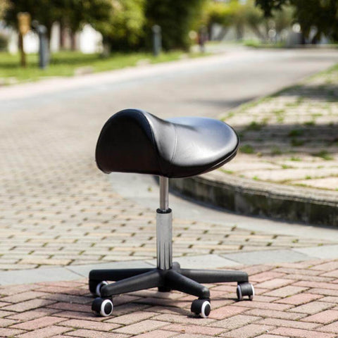 Image of Hydraulic Ergonomic Swivel Saddle Stool | sithealthier.com