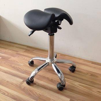 Image of Saddle Style Split Seat Ergonomic Saddle Chair or Stool | ErgoStools