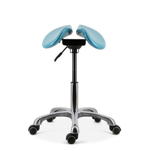 Adjustable Two Part Sit Stand Ergo Saddle Stool Active Sitting for Better Posture