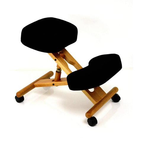 Image of Jobri BetterPosture® Classic PLUS Wood Kneeling Chair with Memory Foam; BP1455