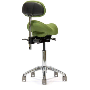Western Saddle Seat Chair with Lumbar Back