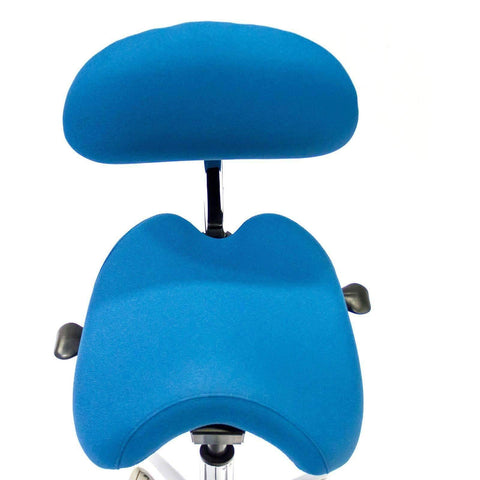 ErgoAngle Ergonomic Saddle Style Chair with Lumbar Back