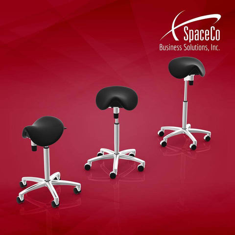 Image of Finest Quality Sit-Stand Saddle Chair for Better Posture | SitHealthier