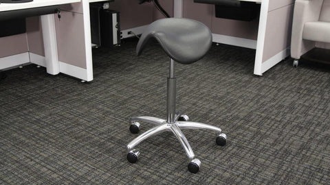 Image of Finest Quality Sit-Stand Saddle Chair for Better Posture | SitHealthier