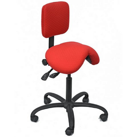 Image of Professional Premium Quality Saddle Chair with Low Backrest