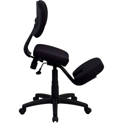 Image of Mobile Ergonomic Kneeling Posture Task Chair with Back