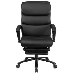 High Back Black Leather Executive Reclining Swivel Chair With Comfort | sithealthier.com