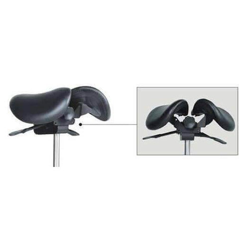 Image of Twin Adjustable Saddle Chair or Stool for Medical | SitHealthier.com