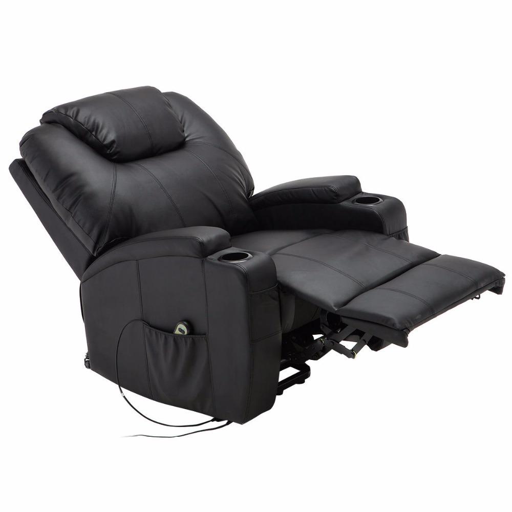 Electric Lift Power Recliner Heated Massage Sofa with Remote Control | SitHealthier