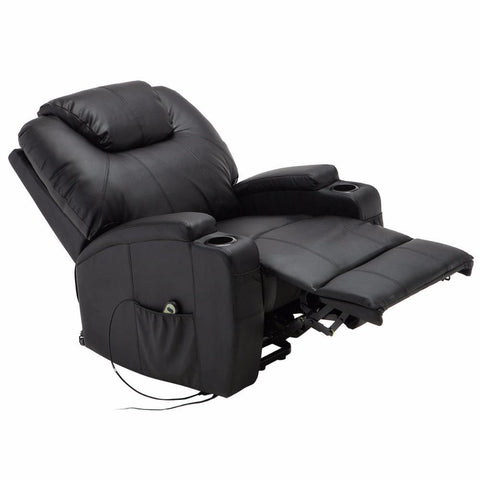 Image of Electric Lift Power Recliner Heated Massage Sofa with Remote Control | SitHealthier